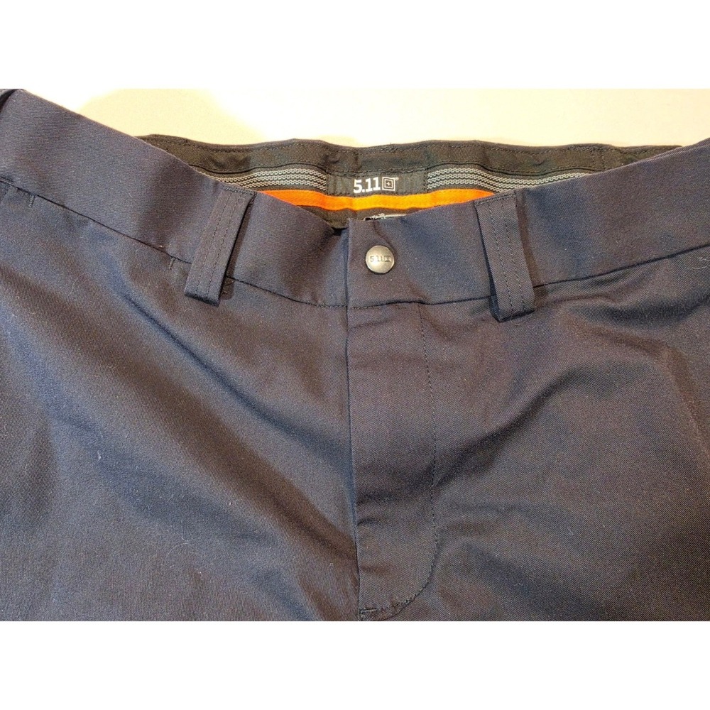 5.11 Tactical Mens Navy Professional Uniform Pants Size 36 Unhemmed 37 Inseam